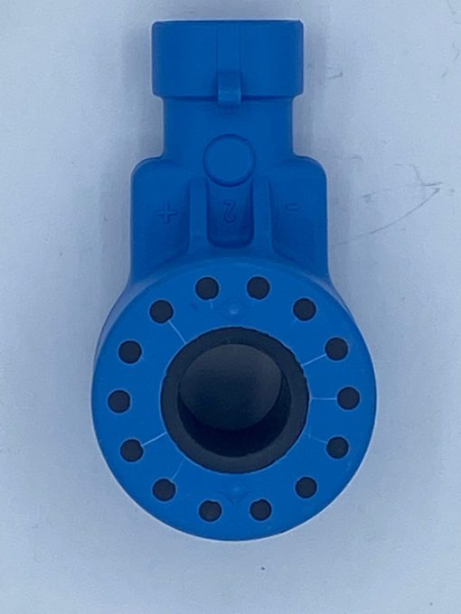 Autogas-LPG-Erastzteile-Lovato-Magnetspule-12v-8Watt-520001-Blau-schwarze-Löcher-mit-Steckeranschluss-2