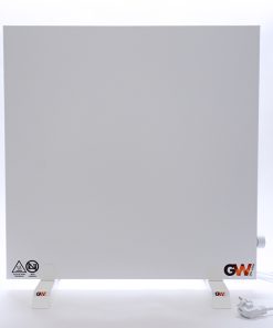 GlasWärmt-Infrarotheizung-Hybridboard-HB-weiß-600Watt-600x600x40mm-Vorderseite