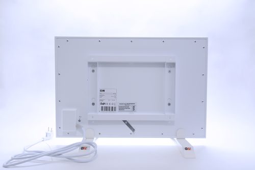 GlasWärmt-Infrarotheizung-Metall-IMP-weiß-300Watt-600x400x20mm-Rückseite