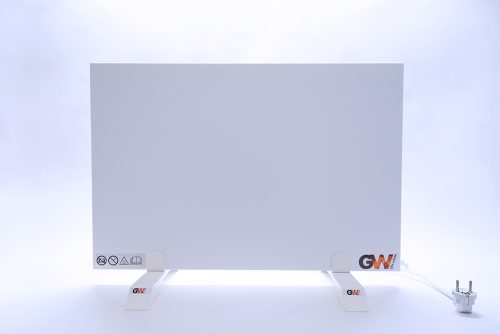 GlasWärmt-Infrarotheizung-Metall-IMP-weiß-300Watt-600x400x20mm-Vorderseite